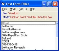 Fast Form Filler screenshot